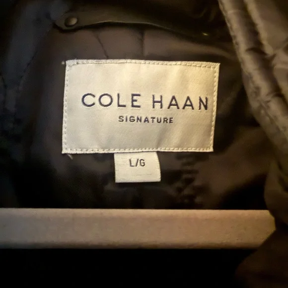 Men’s Large Cole Haan Signature Wool Blend Overcoat